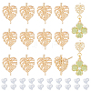 BENECREAT Brass Stud Earring Finding KK-BC0010-69-1