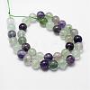 Natural Fluorite Bead Strands G-D840-56-6mm-AB-2