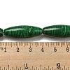 Synthetic Malachite Beads Strands G-B071-D01-01-4