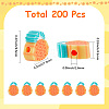 2 Sets Handmade Polymer Clay Beads CLAY-SC0002-40-2