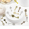 SUNNYCLUE Skeleton Key Charm DIY Jewelry Making Kit for Crafts Gifts DIY-SC0017-42-3