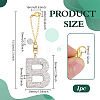 Polymer Clay Rhinestone Beads Penedant Decoration HJEW-PH02048-02-4