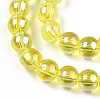 Electroplate Transparent Glass Beads Strands LS-GLAA-T032-T10mm-AB12-2