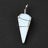 Opalite Gemstone Pendants G-D458-06P-04-RS-5