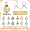 2 Sets 2 Colors Plastic Ball Hanging Pendant Decorations DIY-GA0005-40A-2