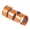 BENECREAT 4 Rolls 4 Colors Flat Single Face Imitation Leather Cords LC-BC0001-01-3