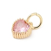 Brass Micro Pave Cubic Zirconia Pendants KK-H204-01KCG-02-2