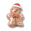 Christmas Theme Opaque Resin Cabochons RESI-E043-01I-1
