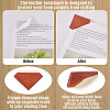 Glitter Imitation Leather Book Corner Protectors AJEW-TAC0038-03B-12