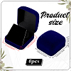 Flocking Jewelry Pendant Storage Boxes CON-WH0089-181B-2