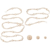 Round Natural Wood Beads Wall Hanging Decorations WOOD-GA0001-08-1