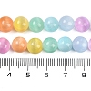 Macaron Color Natural Selenite Beads Strands G-F780-A01-02-4