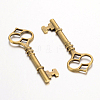 Tibetan Style Alloy Big Pendants TIBEP-14692-AB-FF-2