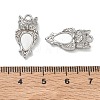 304 Stainless Steel Pendant Cabochon Settings SA-CBAE5AC-12P-3