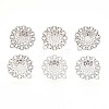 Non-Tarnish 304 Stainless Steel Stud Earring Findings LS-X-STAS-S079-34B-3