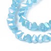Electroplate Imitation Jade Glass Beads Strands LS-GLAA-N023-4mm-33-4
