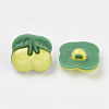 Acrylic Shank Buttons X-BUTT-E043-04-2