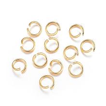 304 Stainless Steel Open Jump Rings STAS-F084-23G