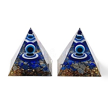 Evil Eye Orgonite Pyramid Resin Energy Generators G-A100-02A