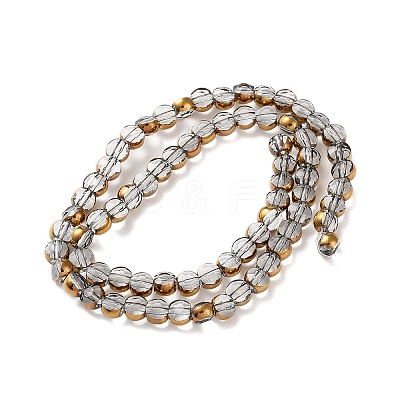 Electroplate Glass Beads Strands LS-EGLA-A040-01E-1
