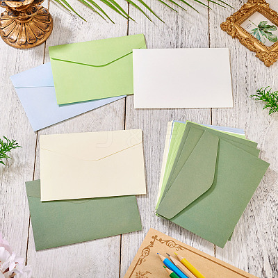 25Pcs 5 Colors Paper Envelopes AJEW-TA0002-41-1