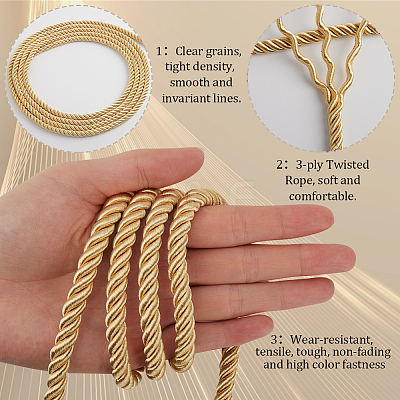 17.5~18m Twisted Polyester Milan Cord OCOR-GF0003-70B-03-1
