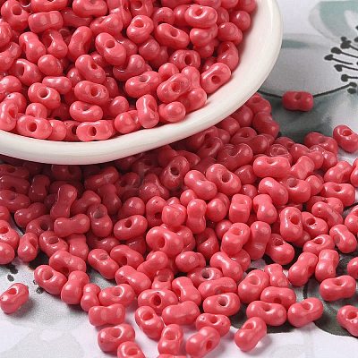 Baking Paint Glass Seed Beads SEED-K009-01A-18-1