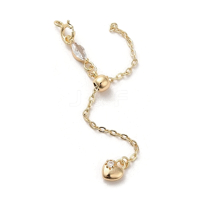 Brass Cable Chain Extender KK-H455-60G-1