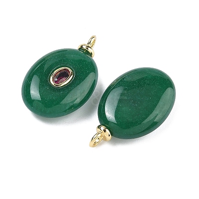 Dyed Natural White Jade  Pendants KK-C251-01B-02-1