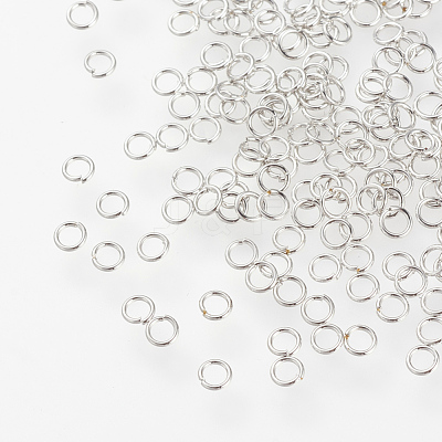 304 Stainless Steel Open Jump Rings STAS-R091-01P-1
