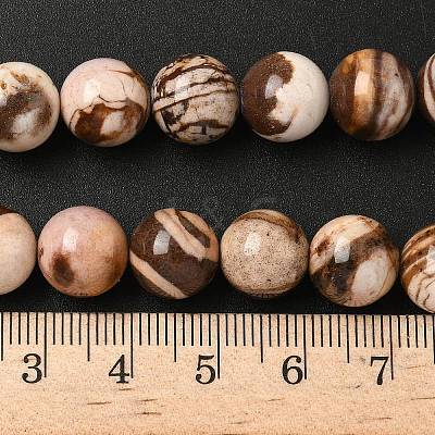 Natural Australian Agate Round Bead Strands G-M272-02-10mm-1