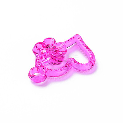 Transparent Acrylic Pendants MACR-N013-026-1