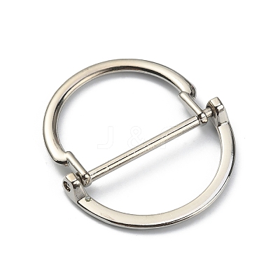 Alloy Buckle Clasps FIND-WH0143-82B-P-1