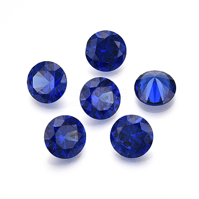 Diamond Shaped Cubic Zirconia Pointed Back Cabochons ZIRC-R004-10mm-06-1