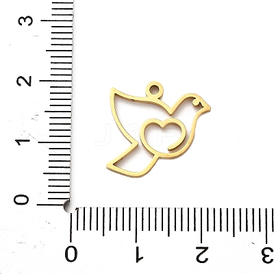 304 Stainless Steel Pendants STAS-M117-02A-G-1