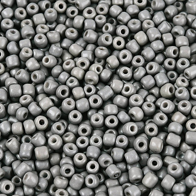 8/0 Baking Paint Glass Round Seed Beads SEED-S036-01B-09-1