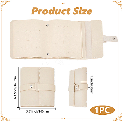 PU Leather Earring Storage Bags AJEW-SP0006-24A-1