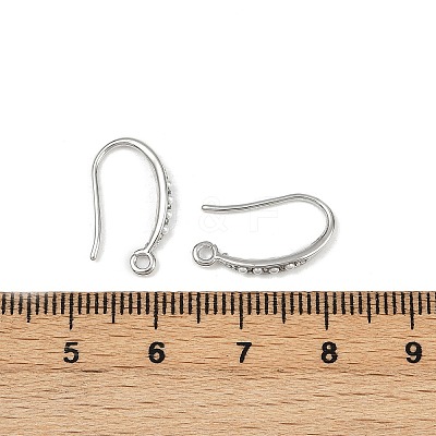 Brass Earring Hooks KK-B137-15P-01-1