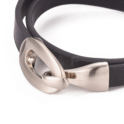 Imitation Leather Wrap Bracelets LS-BJEW-G620-F03-1