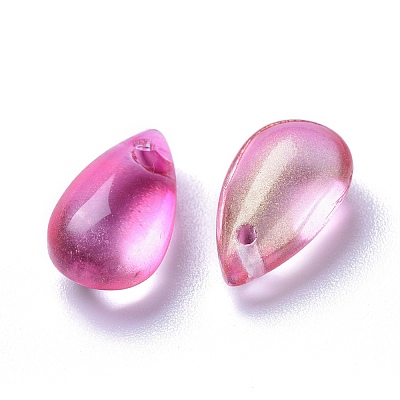 Transparent Glass Charms X-GLAA-O017-01B-1