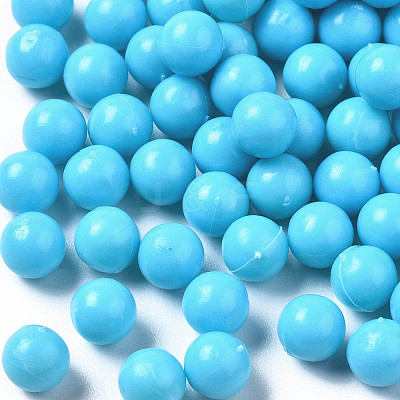Plastic Water Soluble Fuse Beads DIY-N002-017O-1