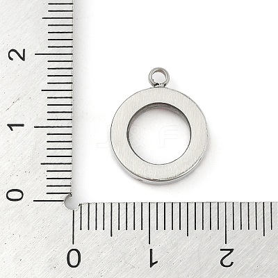 304 Stainless Steel Rhinestone Pendants STAS-S131-04P-01-1