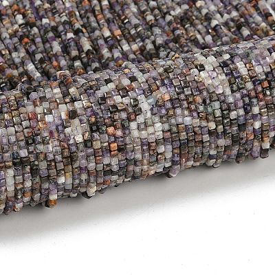 Natural Purple Fluorite Beads Strands G-RM2025-D51-3x3mm-1