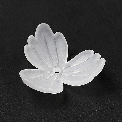 Transparent Acrylic Bead Caps MACR-J122-05-1