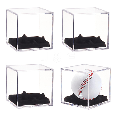 Square Actylic Display Box ODIS-WH0002-77-1