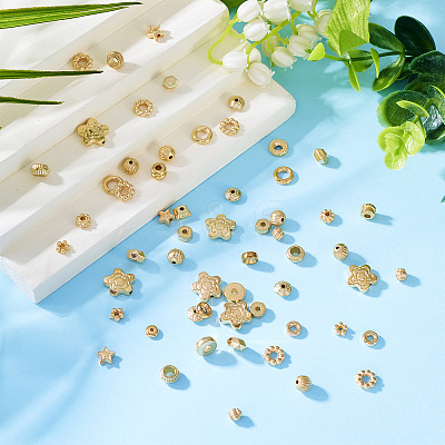 400Pcs 20 Styles CCB Plastic Beads CCB-TA0001-13-1