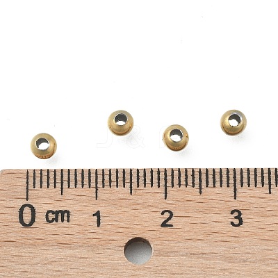 Round PVD Vacuum Plating 304 Stainless Steel Beads LS-X-STAS-F105-03-4mm-1