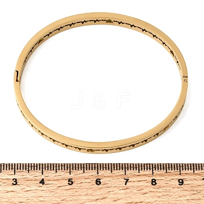 304 Stainless Steel Hinged Bangles BJEW-D408-24G-1