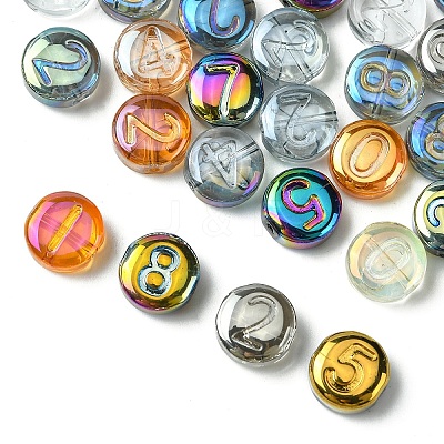 Electroplate Glass Beads EGLA-YW0005-02-1