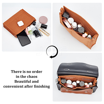 2Pcs 2 Style Wool Felt Bag Organizer Inserts FIND-WR0007-41A-1